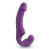 Easytoys - įkraunamas prisegamas vibratorius be dirželio - violetinis