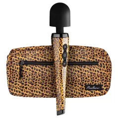   Panthra Shaka Wand - masažuoklis vibratorius - įkraunamas - leopardo juodas