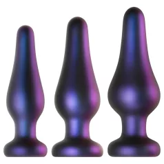   Hueman Comets - analinių kaiščių rinkinys - 3 vnt - silikonas - violetinė