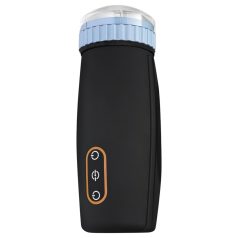   CRUIZR CM05 - masturbatorius vyrams - stūmoklis su siurbimu - juodas/mėlynas