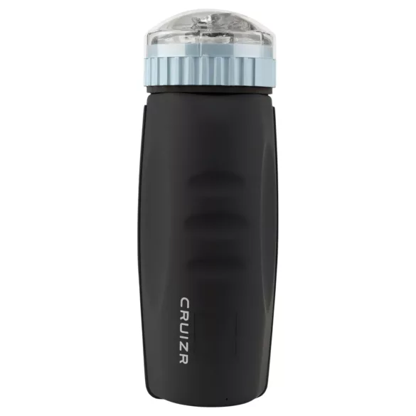 CRUIZR CM05 - masturbatorius vyrams - stūmoklis su siurbimu - juodas/mėlynas