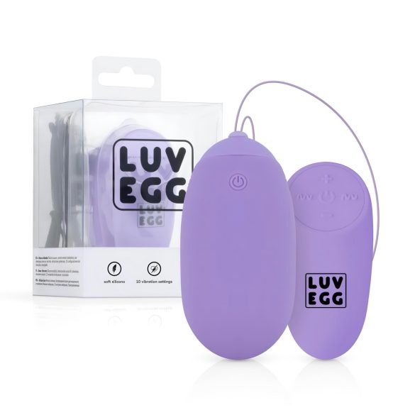 LUV EGG XL - belaidis vibruojantis kiaušinis (violetinis)