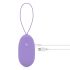 LUV EGG XL - belaidis vibruojantis kiaušinis (violetinis)