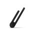 Easytoys Admire žiedas - vibracinis penio ir sėklidžių žiedas (juodas)