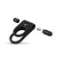 Easytoys Admire žiedas - vibracinis penio ir sėklidžių žiedas (juodas)