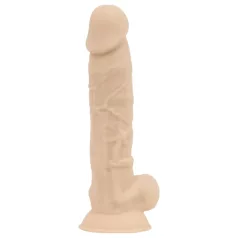   Real Fantasy Ashton - tikroviškas dildo su sėklidėmis - 20,5 cm - kūno spalva