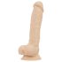 Real Fantasy Ashton - tikroviškas dildo su sėklidėmis - 20,5 cm - kūno spalva