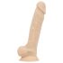 Real Fantasy Ashton - tikroviškas dildo su sėklidėmis - 20,5 cm - kūno spalva