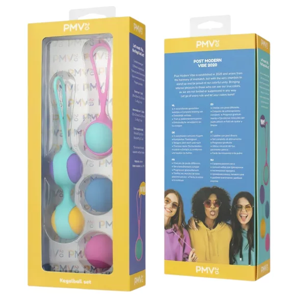PMV20 Vita - kegel kamuoliukų rinkinys - spalvoti