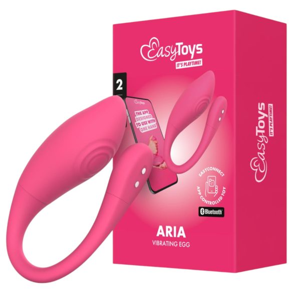 EasyConnect - išmanus vibracinis kiaušinis (rožinis)