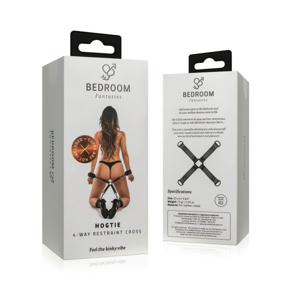 Bedroom Fantasies - tvirtinimo kryžius - juodas