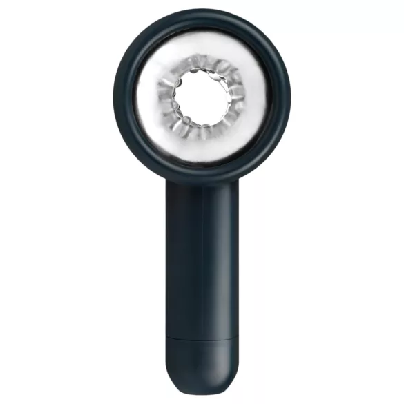 FPPR - masturbatorius vyrams su judančia galva - juodas, įkraunamas