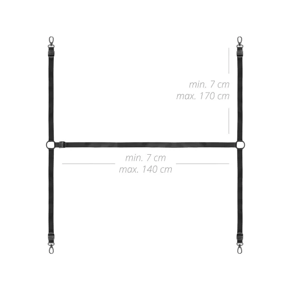 Bedroom Fantasies - lovos antrankių rinkinys - juodas