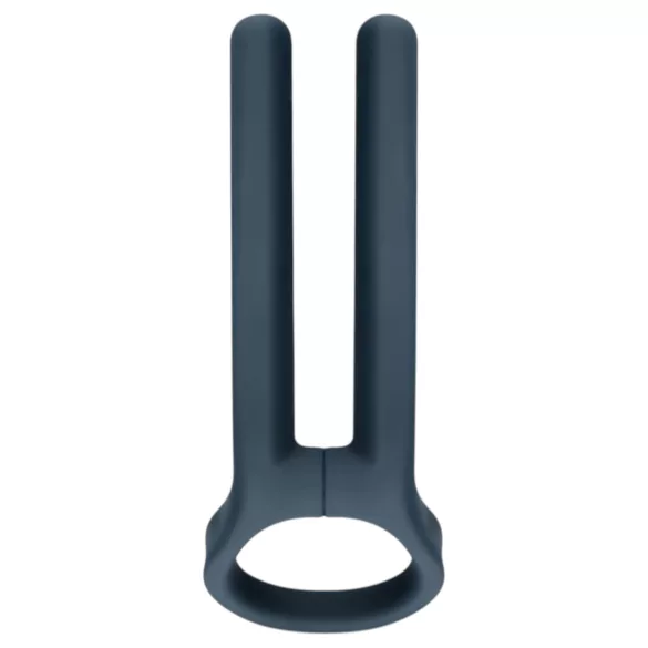 Boners - vibruojantis penio ir sėklidžių žiedas - mėlynas, įkraunamas