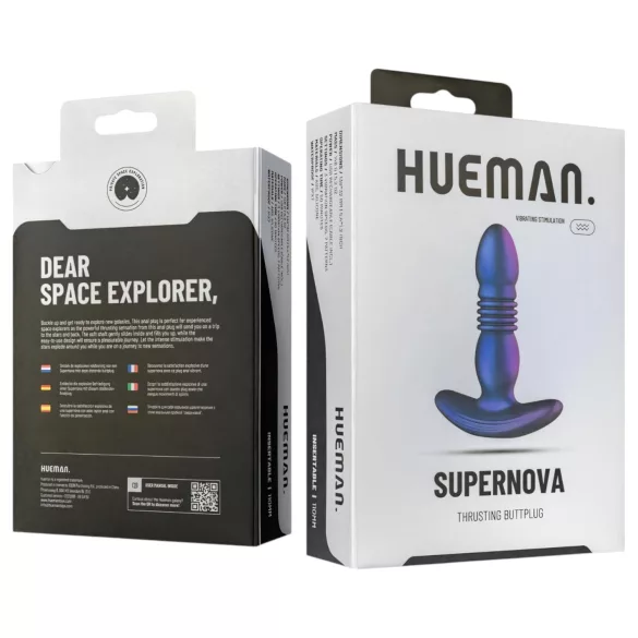 „Hueman Supernova“ - stumiantis analinis vibratorius (violetinis)