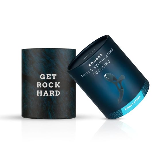 Boners - klitorio stimuliatorius penio ir sėklidžių žiedas - silikonas