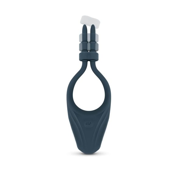 Boners - vibruojantis reguliuojamas penio žiedas - mėlynas