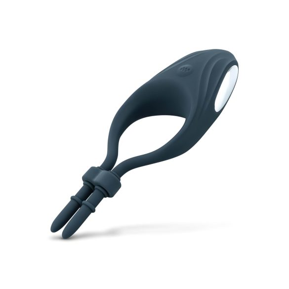 Boners - vibruojantis reguliuojamas penio žiedas - mėlynas