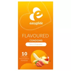 EasyGlide - vaisiniai prezervatyvai - 10 vnt