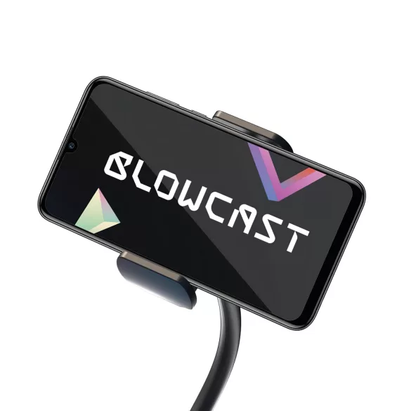 BLOWCAST Wingman Pro - automatinis masturbuoklis - mėlynas juodas