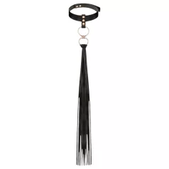 Rosy Gold - kaklo apykaklė su pliaukštuku - juoda