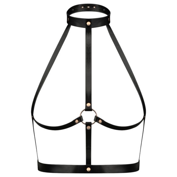 Rosy Gold - kūno diržas - juoda/rožinio aukso spalva