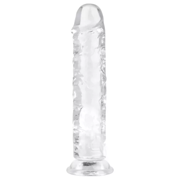 EasyToys - dildo - 18 cm - permatomas - želė