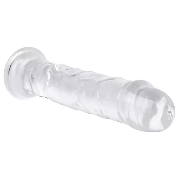EasyToys - dildo - 18 cm - permatomas - želė