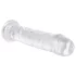 EasyToys - dildo - 18 cm - permatomas - želė