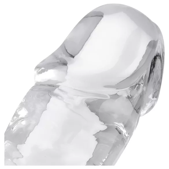EasyToys - dildo - 18 cm - permatomas - želė
