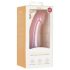 EasyToys Mermaid - dildo su blizgučiais - 15 cm - rožinis