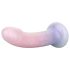 EasyToys Mermaid - dildo su blizgučiais - 15 cm - rožinis