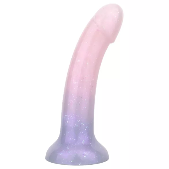 EasyToys Mermaid - blizgantis dildo - 19 cm - rožinis