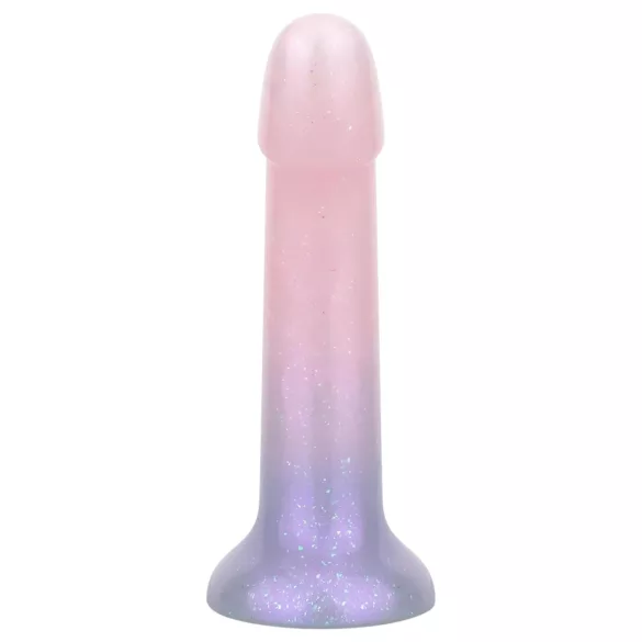 EasyToys Mermaid - blizgantis dildo - 19 cm - rožinis
