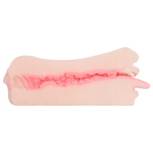 FWB - masturbatorius 2in1 - burna ir vagina - natūralios spalvos