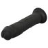 Easytoys - realistiškas dildo - 22,5 cm - juodas