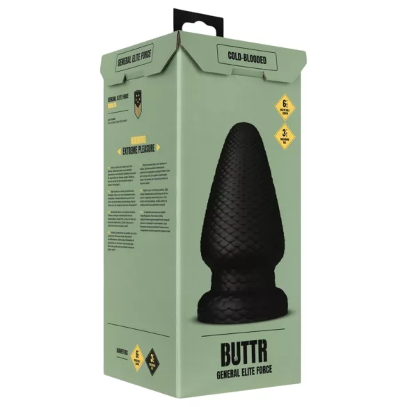 BUTTR Cold Blooded - didelis analinis kaištis - juodas