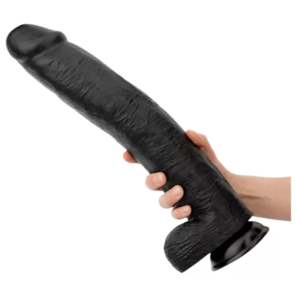 BUTTR Operation Dingo - didelis realistiškas dildo - 43 cm juodas