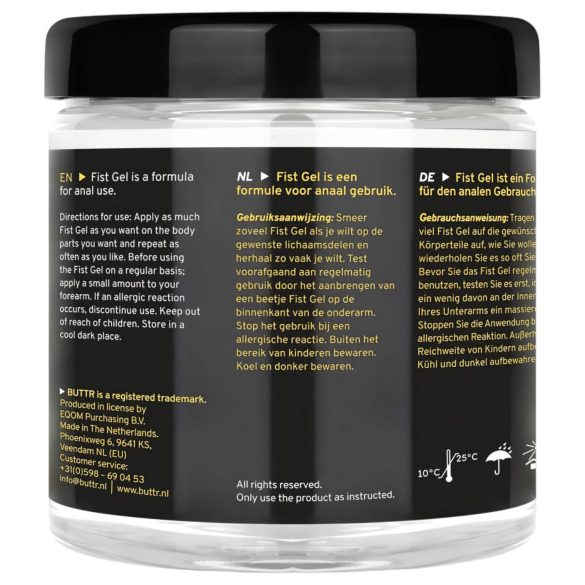 BUTTR - fisting gelis - neslystantis - 500ml