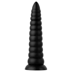  BUTTR Caterpiller - milžiniškas analinis kaištis (juodas) - 29 cm