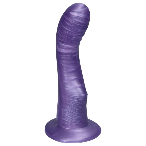 Ylva & Dite Kajsa - metalinis purpurinis dildo su siurbtuku