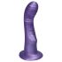 Ylva & Dite Kajsa - metalinis purpurinis dildo su siurbtuku