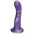 Ylva & Dite Kajsa - metalinis purpurinis dildo su siurbtuku