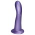 Ylva & Dite Kajsa - metalinis purpurinis dildo su siurbtuku