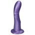 Ylva & Dite Kajsa - metalinis purpurinis dildo su siurbtuku