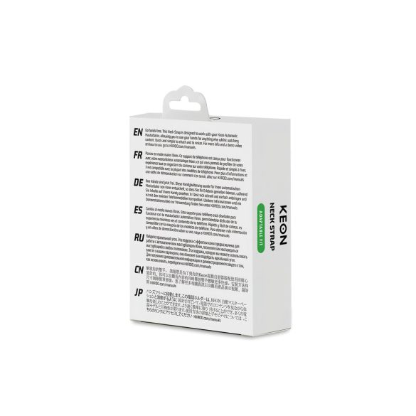 Kiiroo Keon - masturbatoriaus dirželis kaklui - juodas