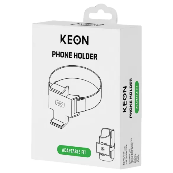 Kiiroo Keon - masturbatorius su telefono laikikliu - juodas