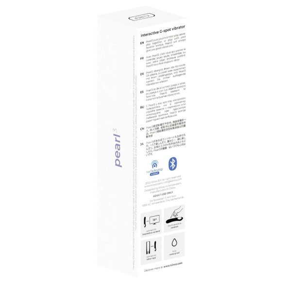 Kiiroo Pearl 3 - G taško vibratorius - interaktyvus - violetinis