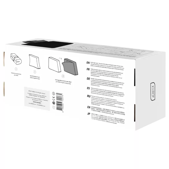 Kiiroo Keon - pagalvė ir masturbatoriaus laikiklis - juoda