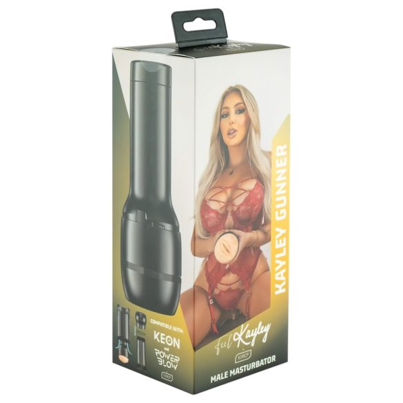 Kiiroo Kayley Gunner - natūrali PowerBlow suderinama vagina